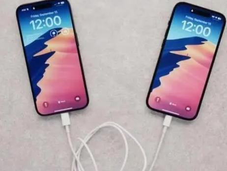 尼玛苹果15维修店分享iPhone15可以给安卓充电吗 